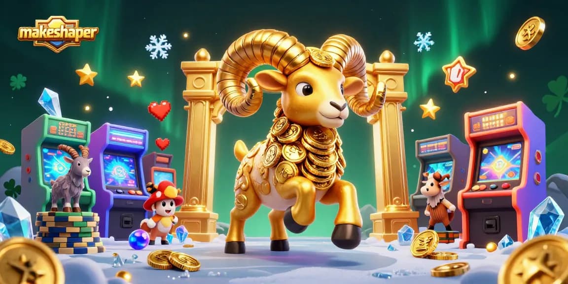 Spin the reels with makeshaper in dynamic casino action, showcasing colorful games and winning elements.