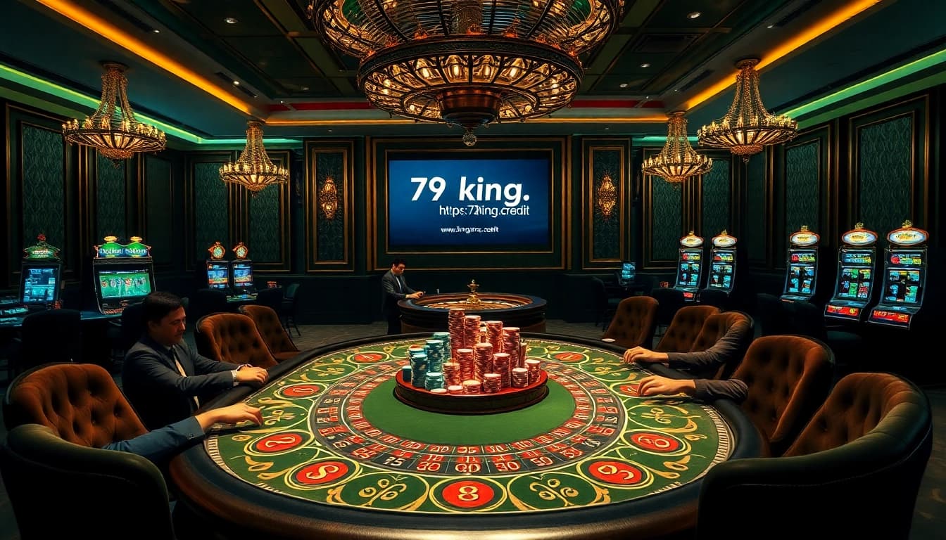 Join the excitement at https://79king.credit/ where players enjoy a high-stakes poker game amidst luxury.