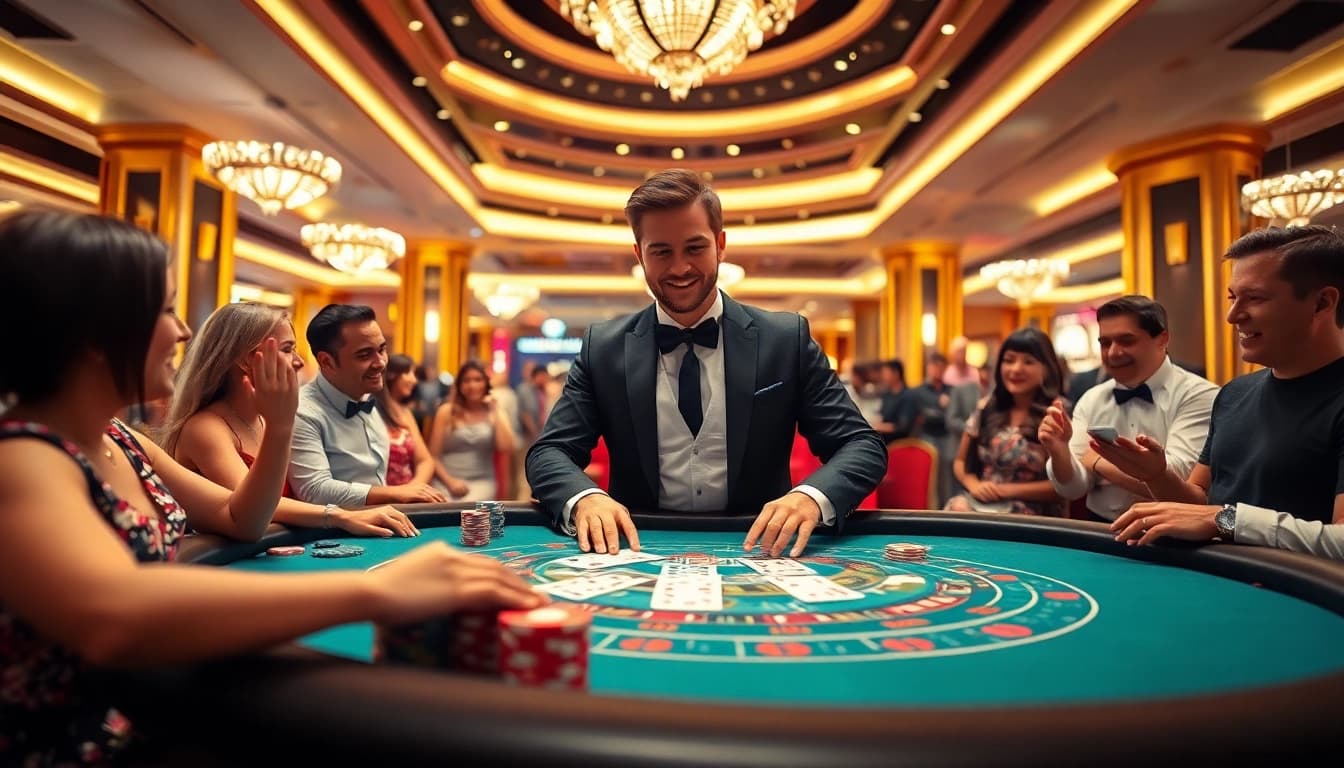 เล่นบาคาร่าออนไลน์อย่างมืออาชีพในบรรยากาศคาสิโนที่มีชีวิตชีวา.