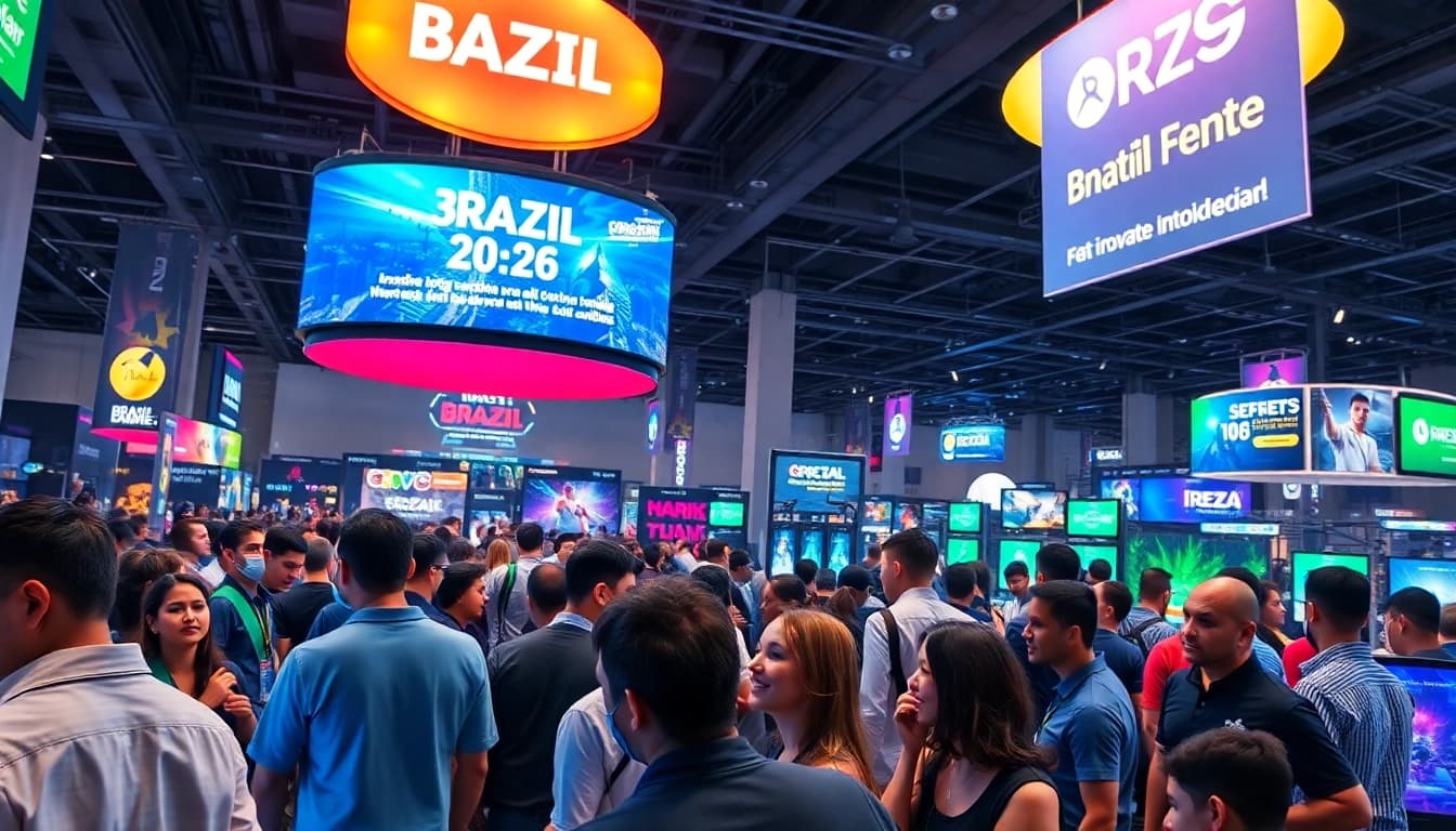 Engage with Brazil iGaming & Events in 2026 at a lively gaming convention.