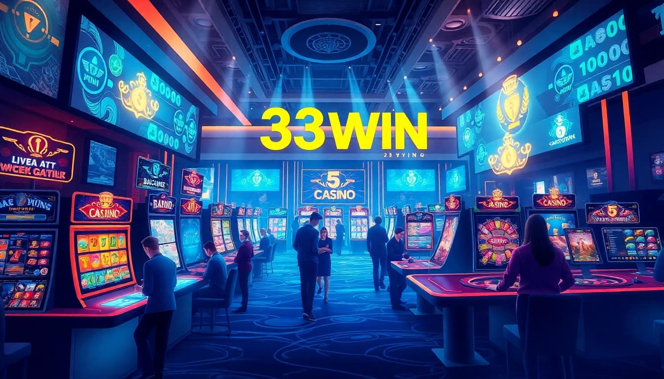 Exciting online gaming experience at https://33win.global/ featuring vibrant digital casino games.