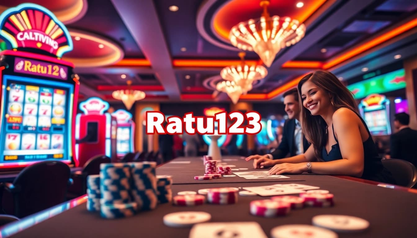 Rasakan kegembiraan di Ratu123 saat para pemain menikmati suasana kasino yang hidup.