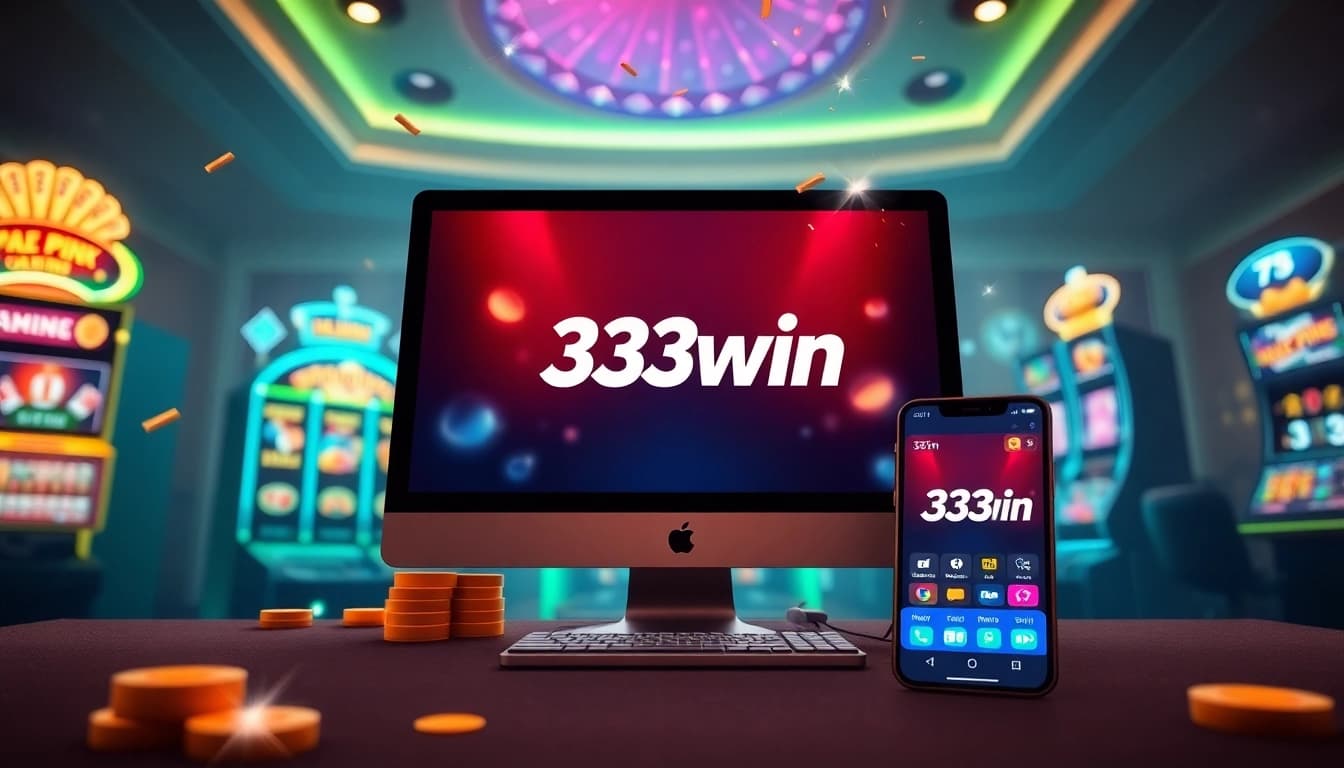 Experience the excitement of 33win with engaging online casino games on a computer and smartphone.