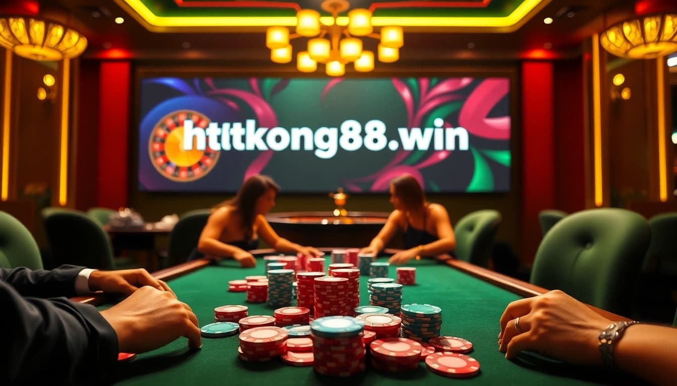 Experience the excitement of high-stakes gaming at https://kong88.win with vibrant casino visuals and engaging players.