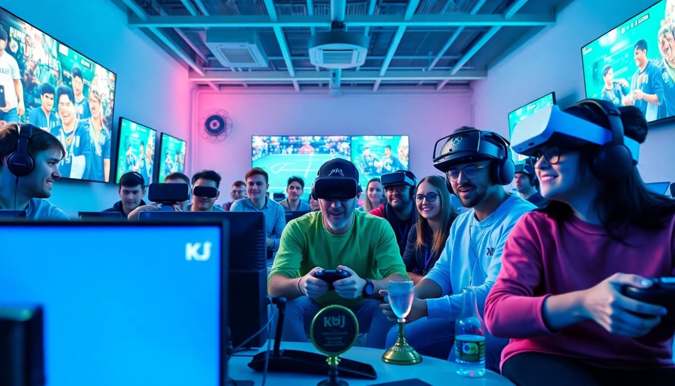 Engaging players at https://kjc.football/ in an exciting online gaming environment, showcasing technology and fun.