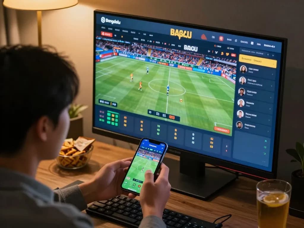 Exciting sports betting action on Bongdalu's interface, showing live match updates and user engagement.