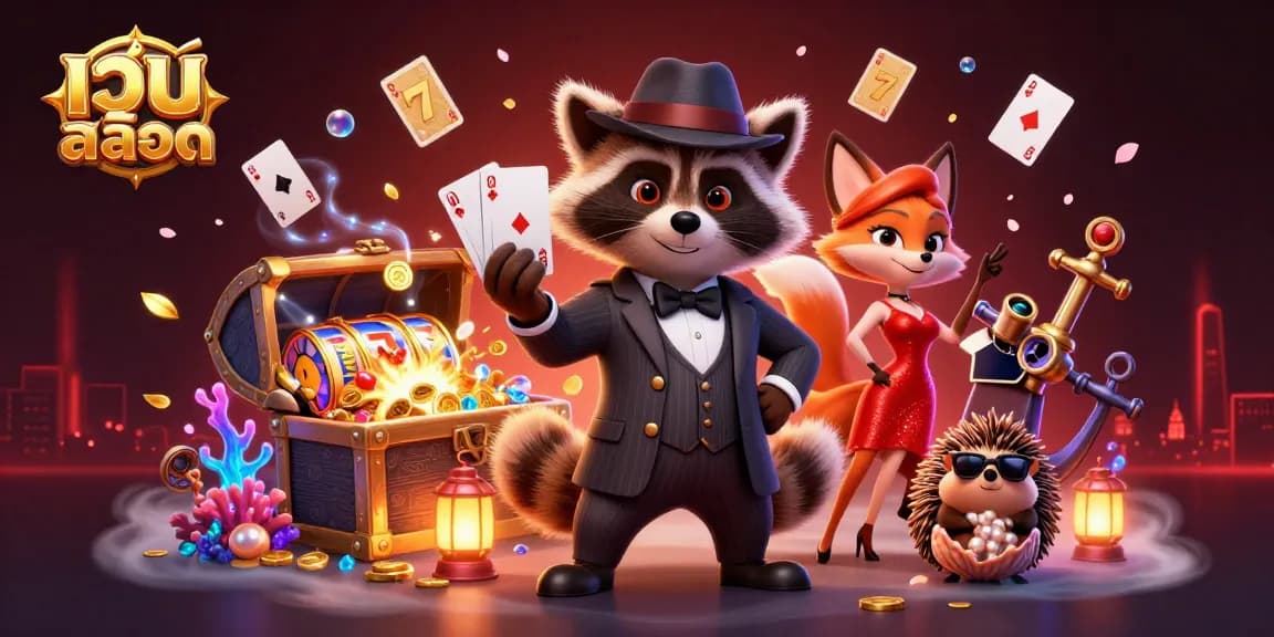 Engage with เว็บสล็อต and enjoy dynamic slot gameplay featuring exciting characters in a vibrant casino atmosphere.