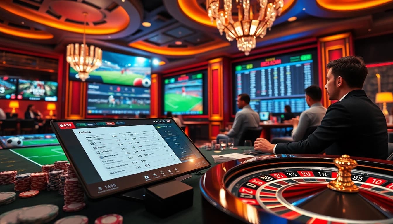 Engaging cá độ bóng đá online betting scene showcasing live odds and enthusiastic players.