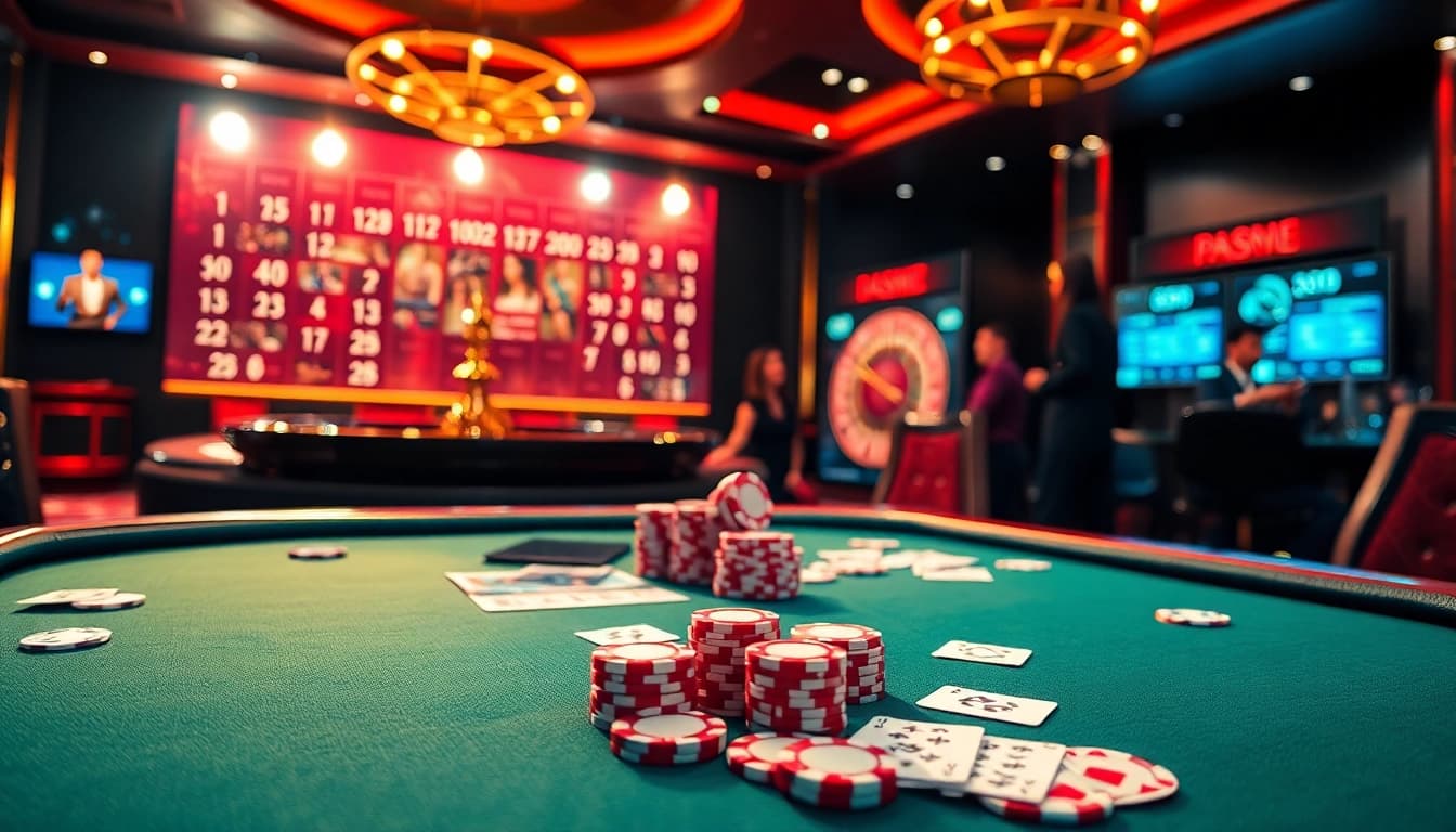 Experience thrilling gameplay at https://28bets.casino/ with a luxurious poker table scene and exciting casino action.