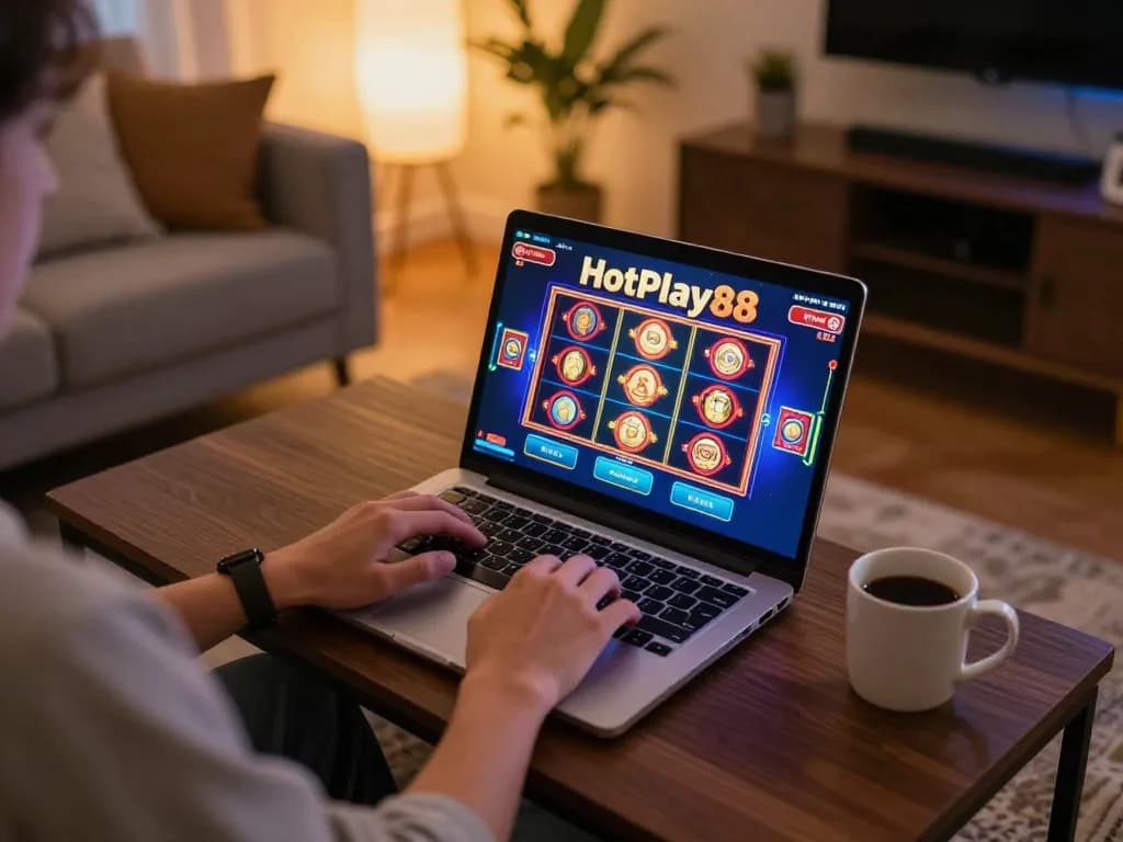 Rasakan hotplay88 daftar dengan permainan slot online yang menarik di setup laptop yang nyaman.