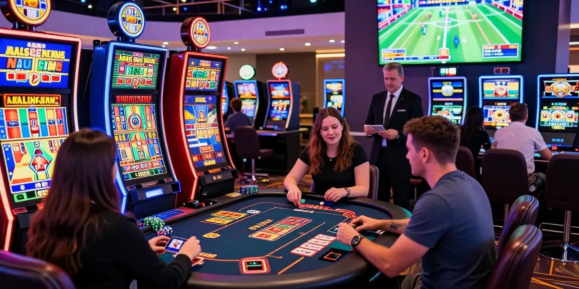 Exciting scene at credit card casinos with players enjoying diverse games and instant deposits at https://eatm.org.uk/ in 2026.