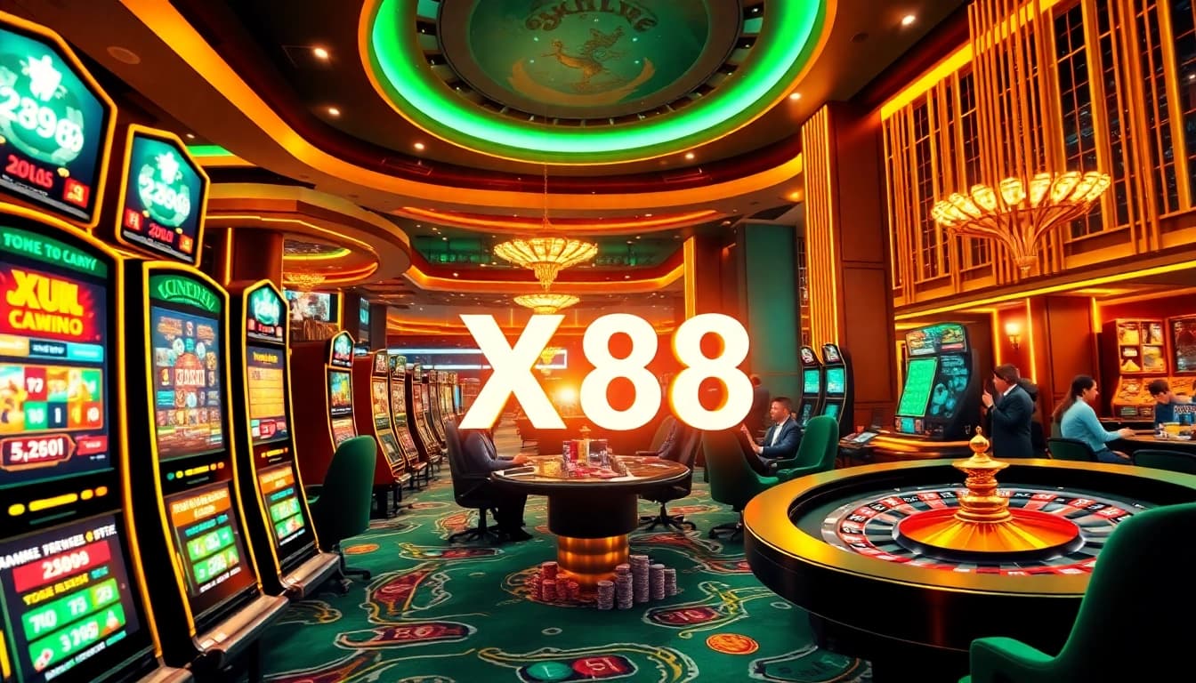 Exciting online casino experience at XX88 with vibrant games and live players.