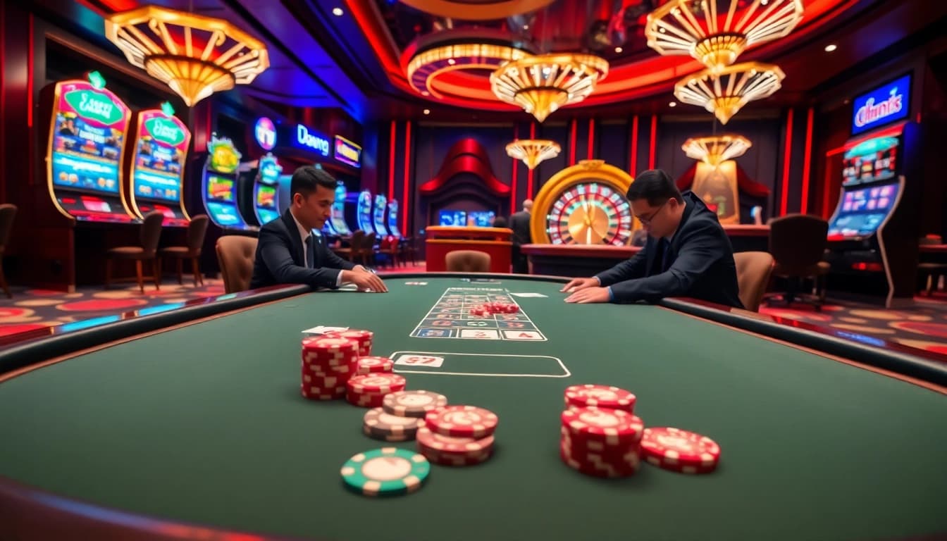 Experience high-stakes gambling at trang chủ open88 with exciting poker games and vibrant slot machines.