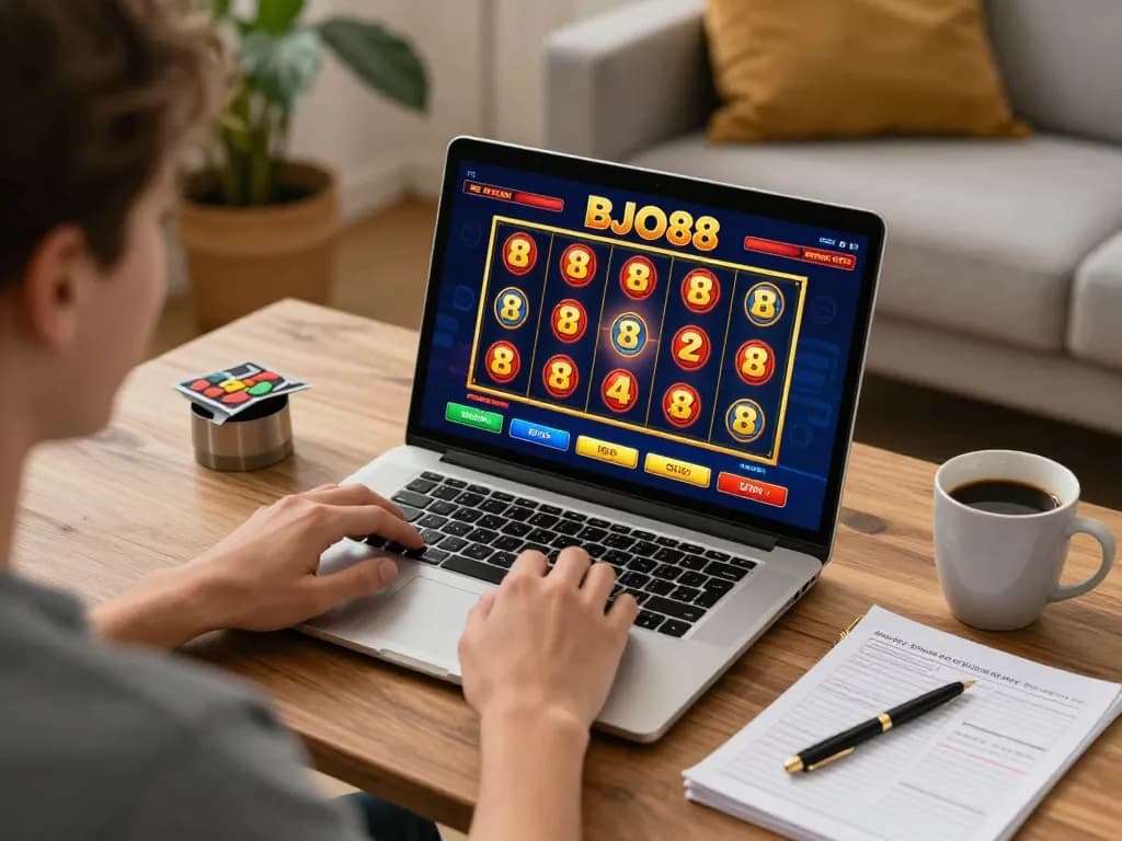 Permainan menarik di slot online BJO88, menampilkan pengalaman judi yang berfokus pada pengguna dari rumah.