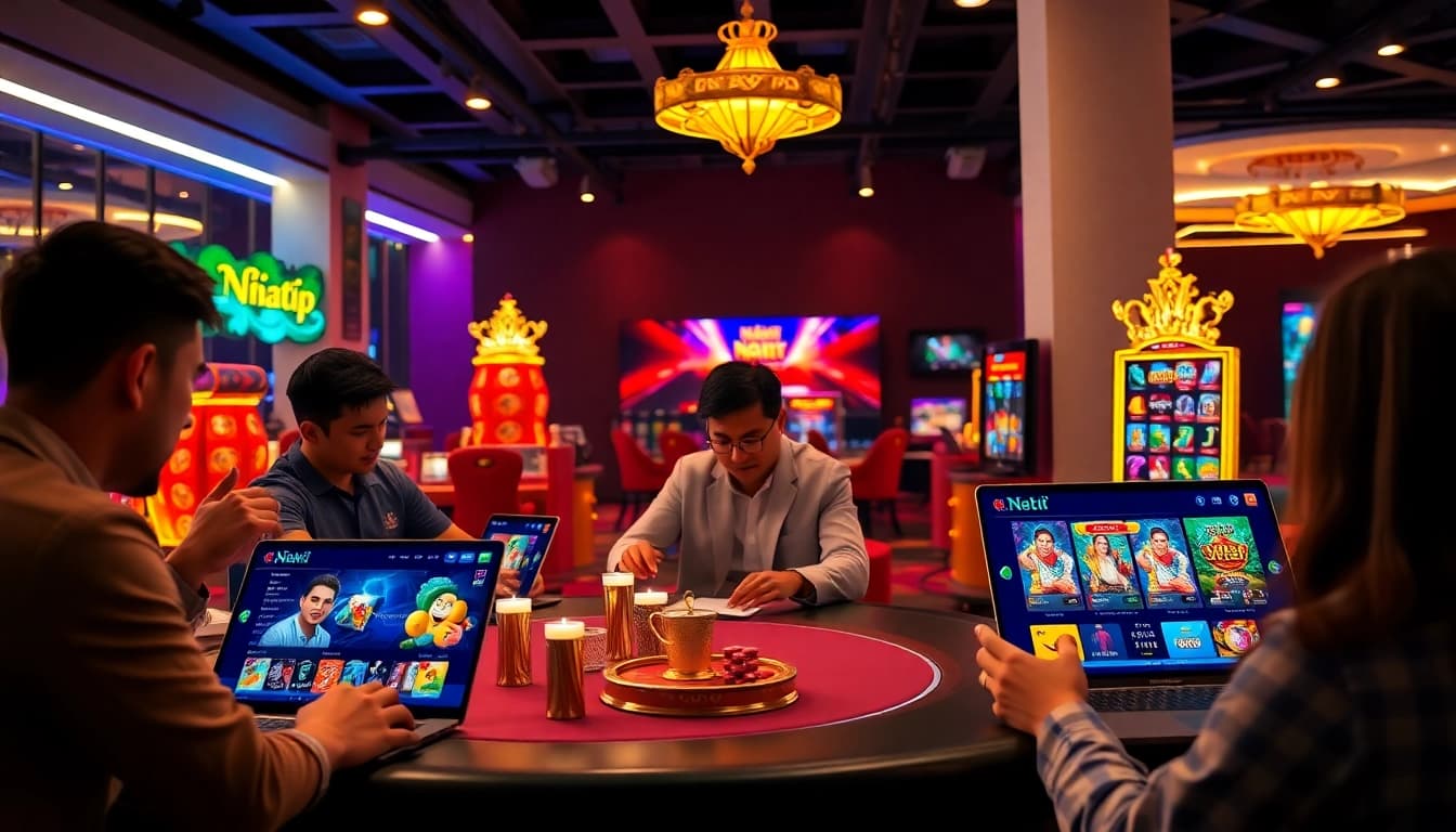 Nhat vip online gaming experience showcasing vibrant casino games and user-friendly interface.