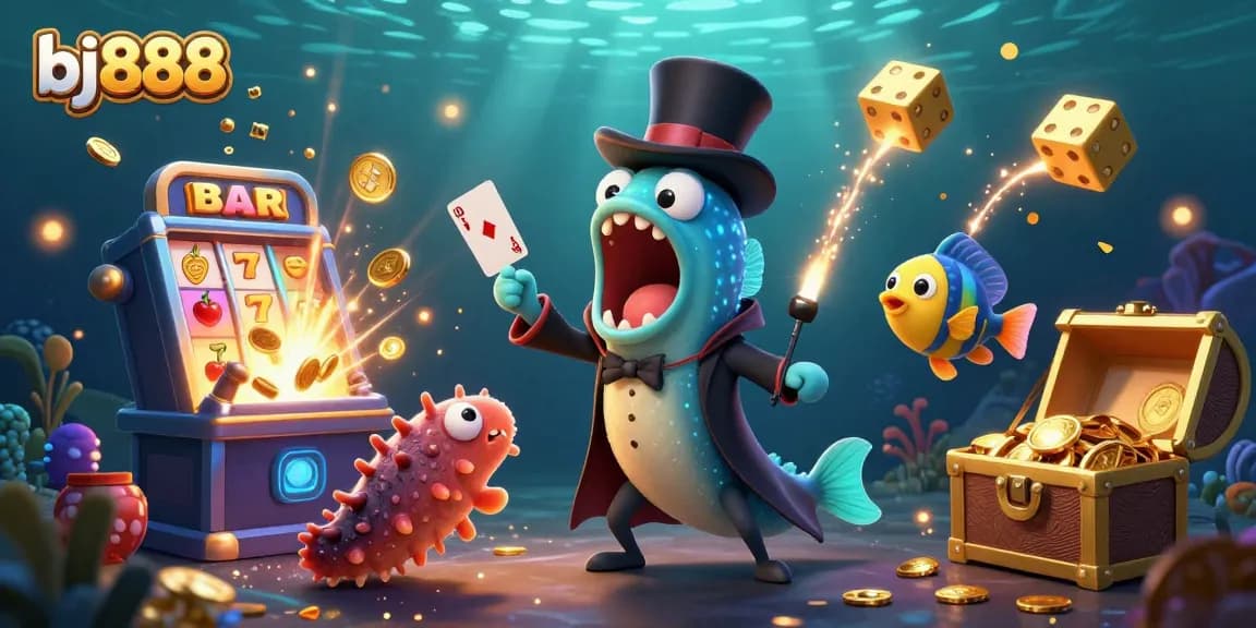 Experience thrilling gameplay at bj888 with vibrant casino elements and delightful characters.