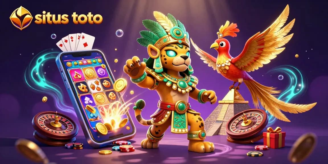 Terlibat dengan pengalaman slot situs toto yang menampilkan elemen permainan dan karakter yang berwarna-warni.