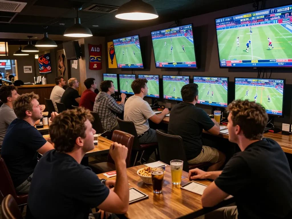 Cakhia TV viewers placing live sports bets and enjoying the game atmosphere.