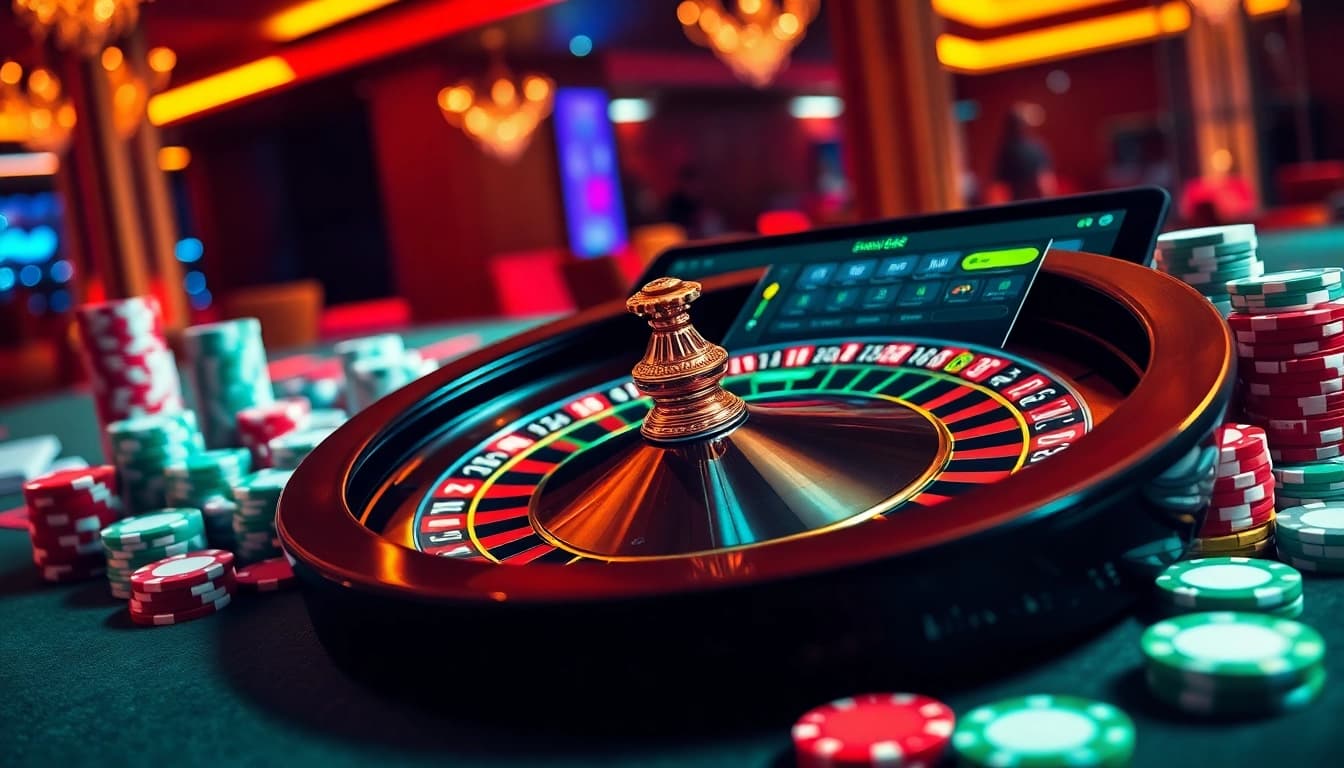 Experience thrilling roulette action with link bong88 in a luxurious casino setting.