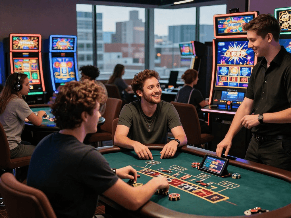 Explore vibrant gaming at https://giraffedays.com with diverse players enjoying high RTP slots and live dealer experiences.