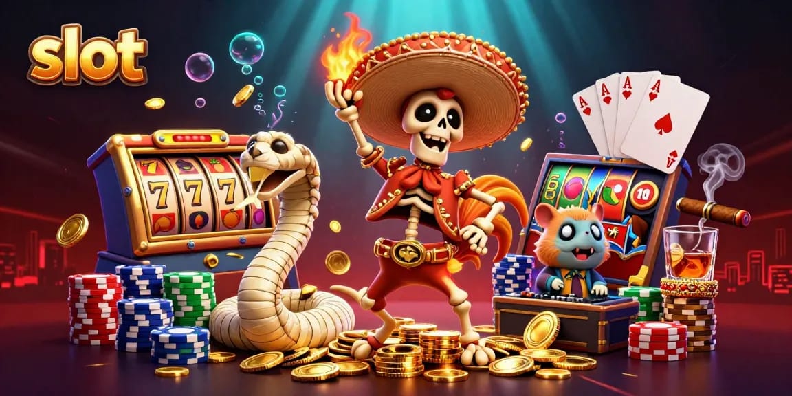 Engage with exciting slot gameplay featuring a mariachi rooster dancing on gold coins.