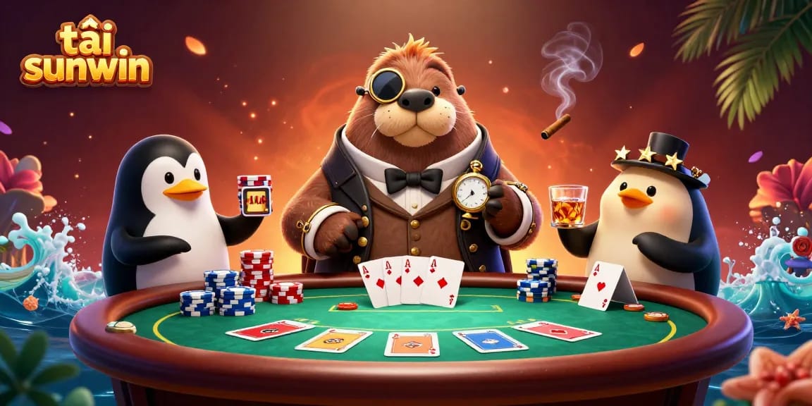 Engage in thrilling poker action and tải sunwin for an exciting gambling experience.