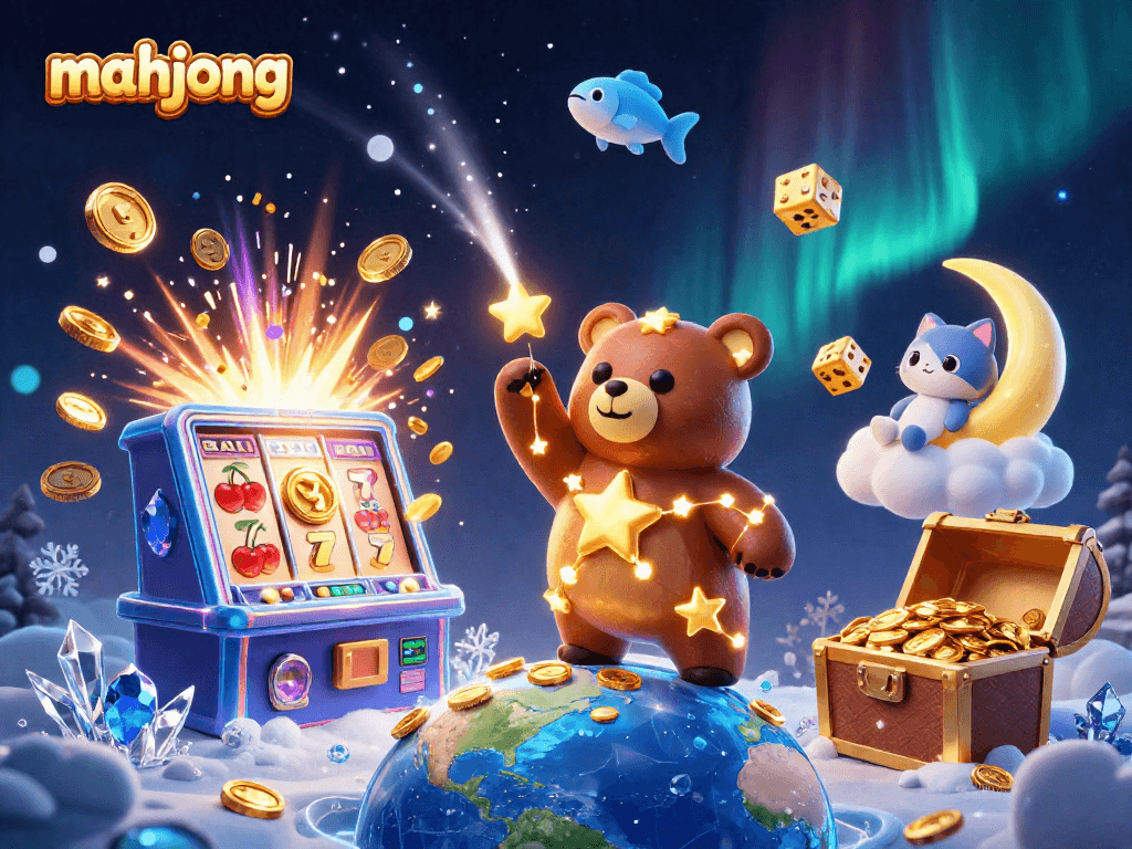 Experience the thrill of mahjong with a vibrant casino scene showcasing dynamic game elements.