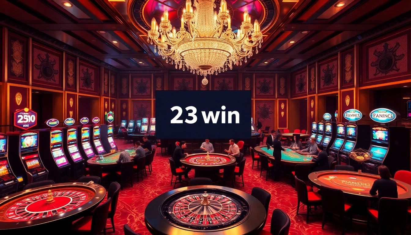 Experience the thrill of gambling with 23win đăng nhập on luxurious casino tables and vibrant slot machines.