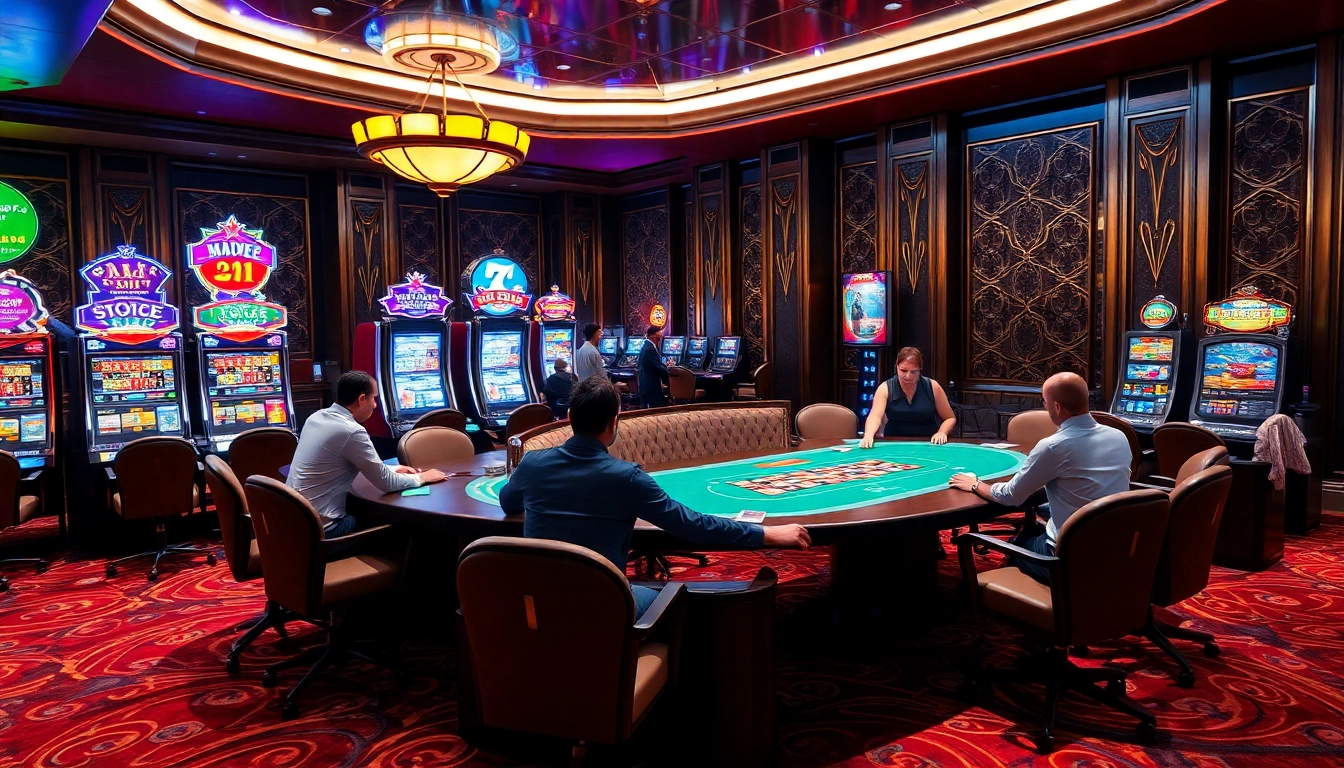 Experience the thrill of winning at asupanjitu in a luxurious casino setting.