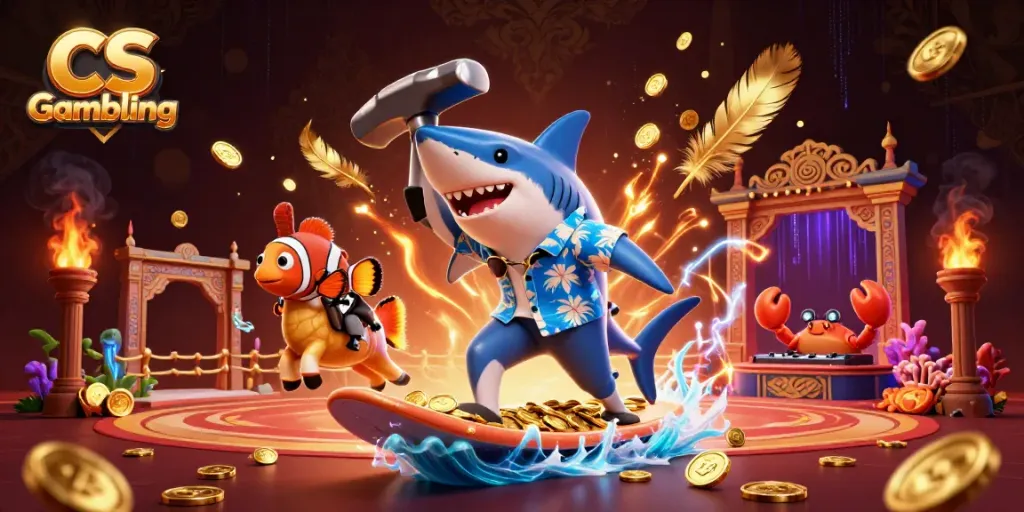 Experience thrilling CS Gambling with dynamic characters and a vibrant casino atmosphere.