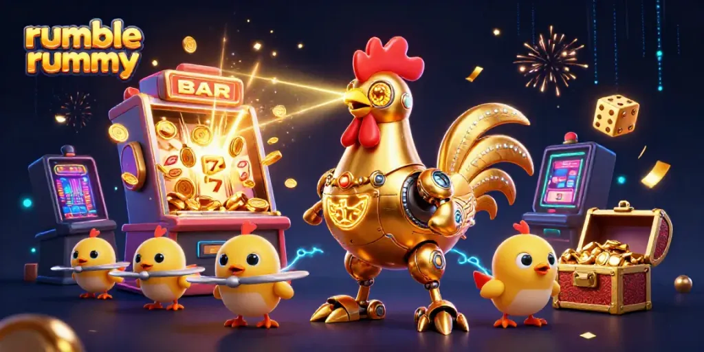 Play intense matches in Rumble Rummy with thrilling gaming visuals and vibrant rewards.