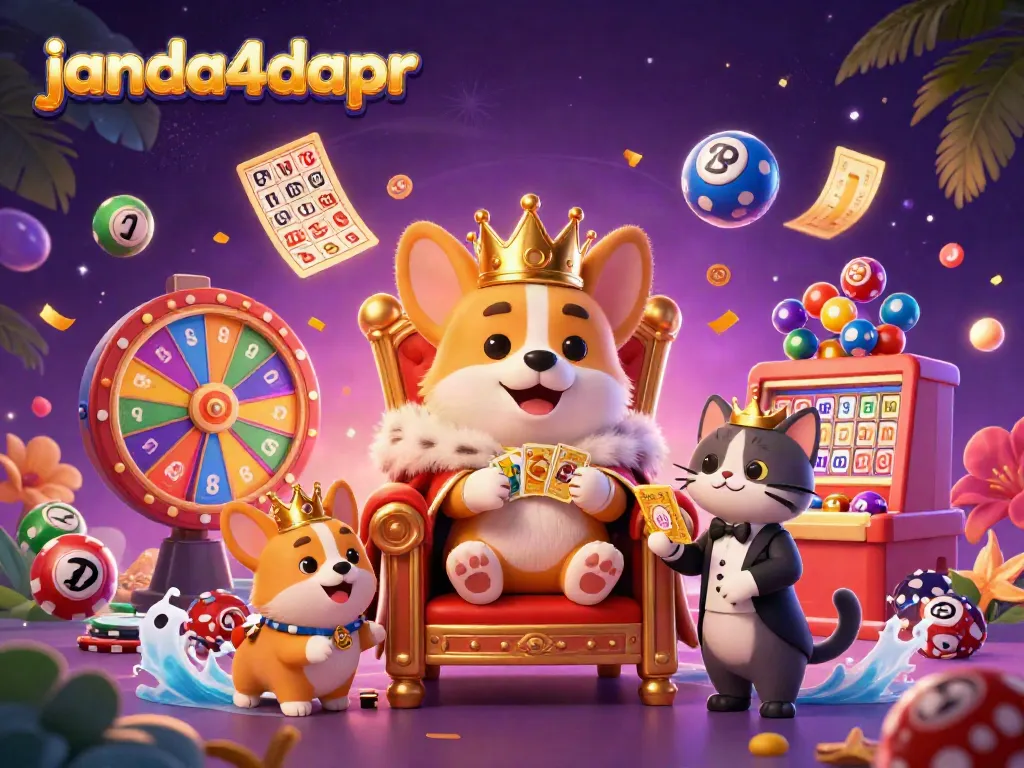 Gambarkan bagaimana janda4dapr menawarkan keseruan melalui ilustrasi corgi kerajaan yang megah.