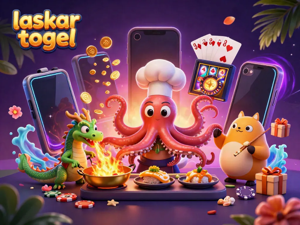 Experience thrilling moments with laskar togel in a dynamic 3D casino scene.