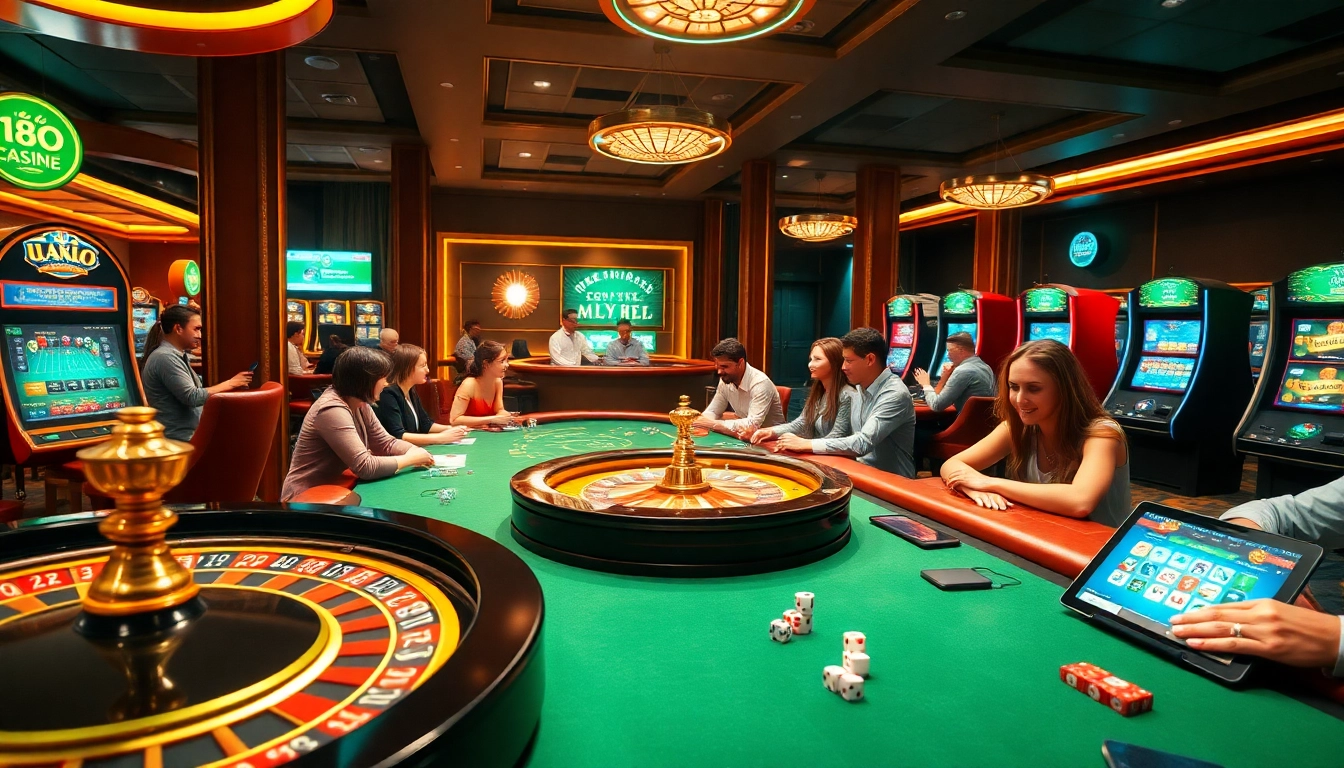 tải luck8 to enjoy thrilling online casino games with vibrant tables and players engaged.