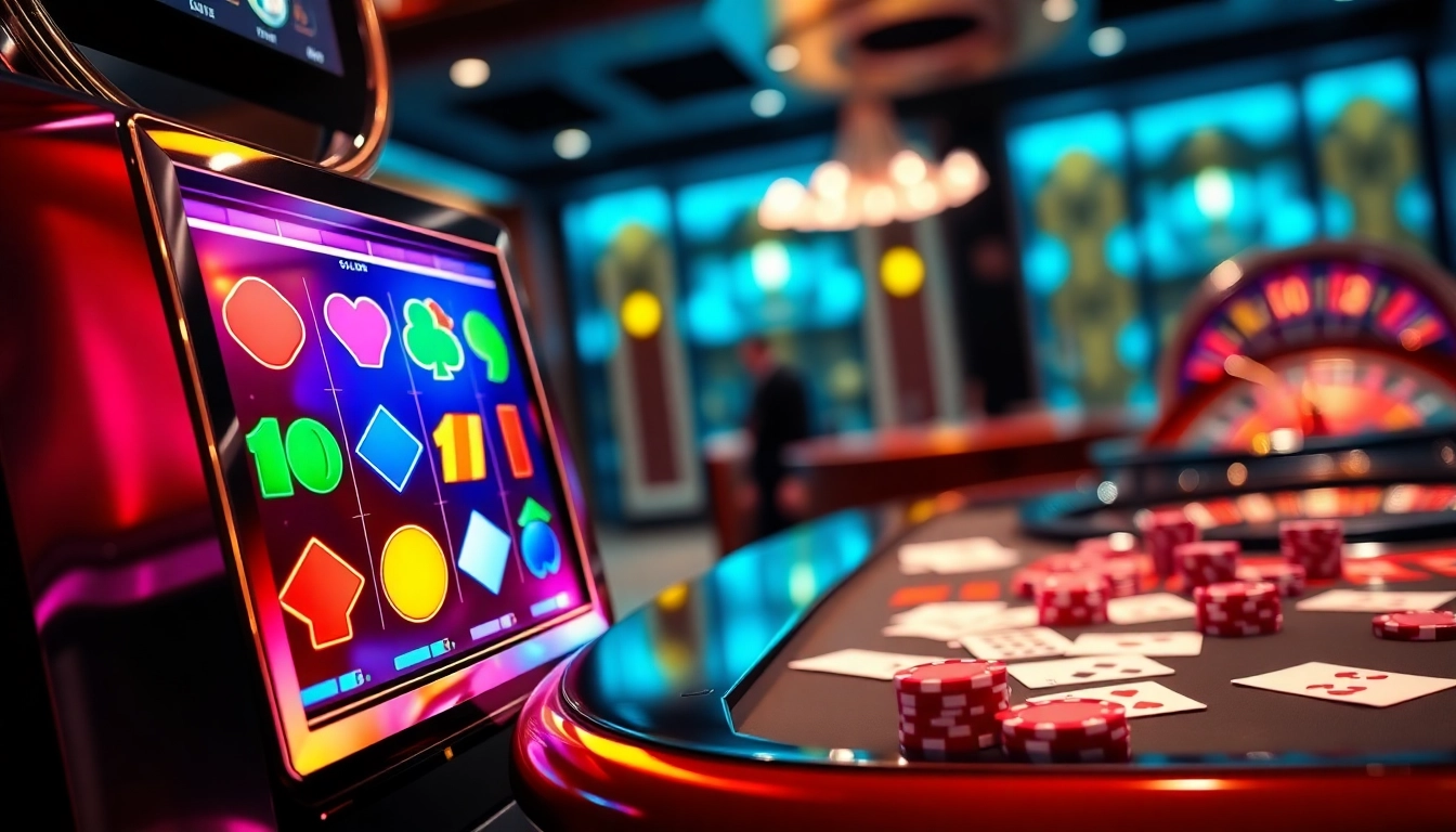 Spin the reels of exciting slot online games at a vibrant casino.