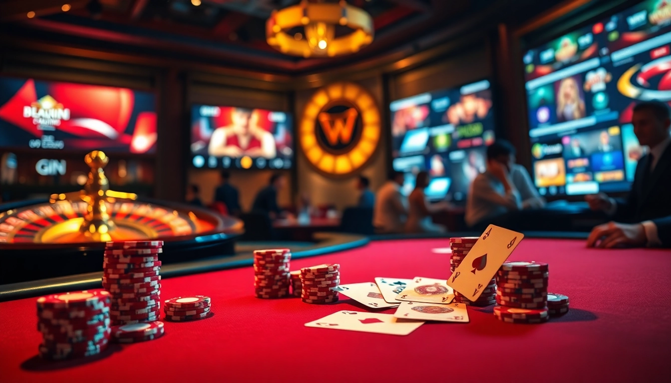 Experience the excitement of online gambling with a luxurious poker scene from https://gi8.gr.com/, showcasing vibrant gameplay.