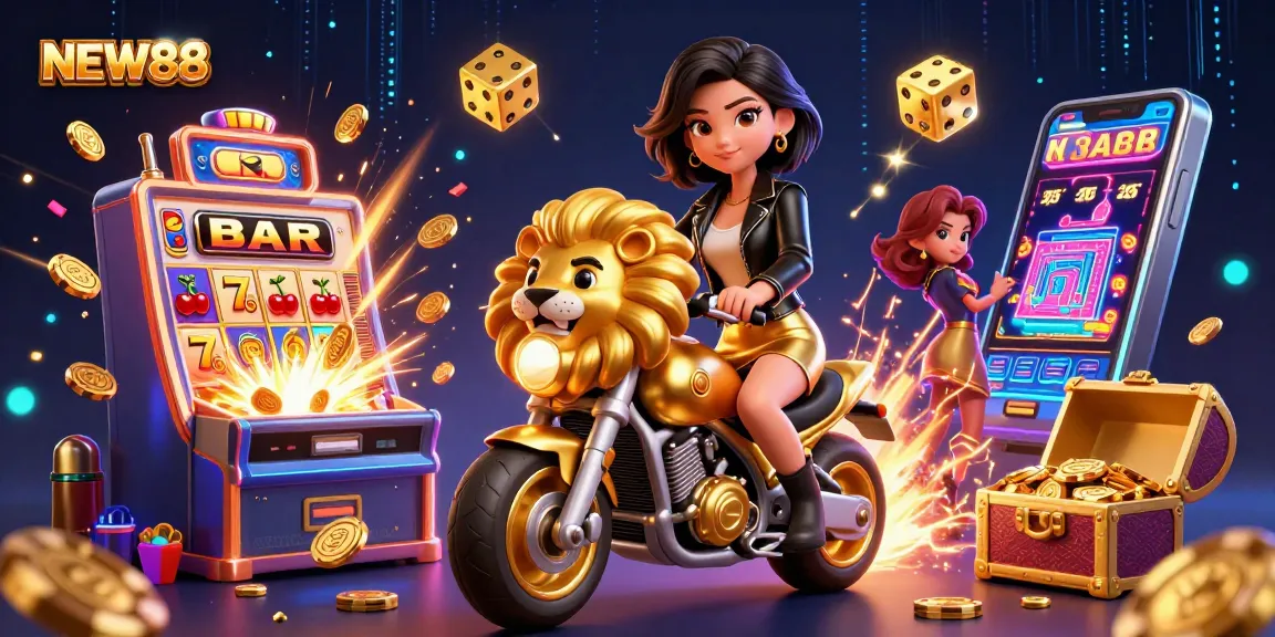 Engage with thrilling games at NEW88, where luck meets style in a vibrant casino atmosphere.