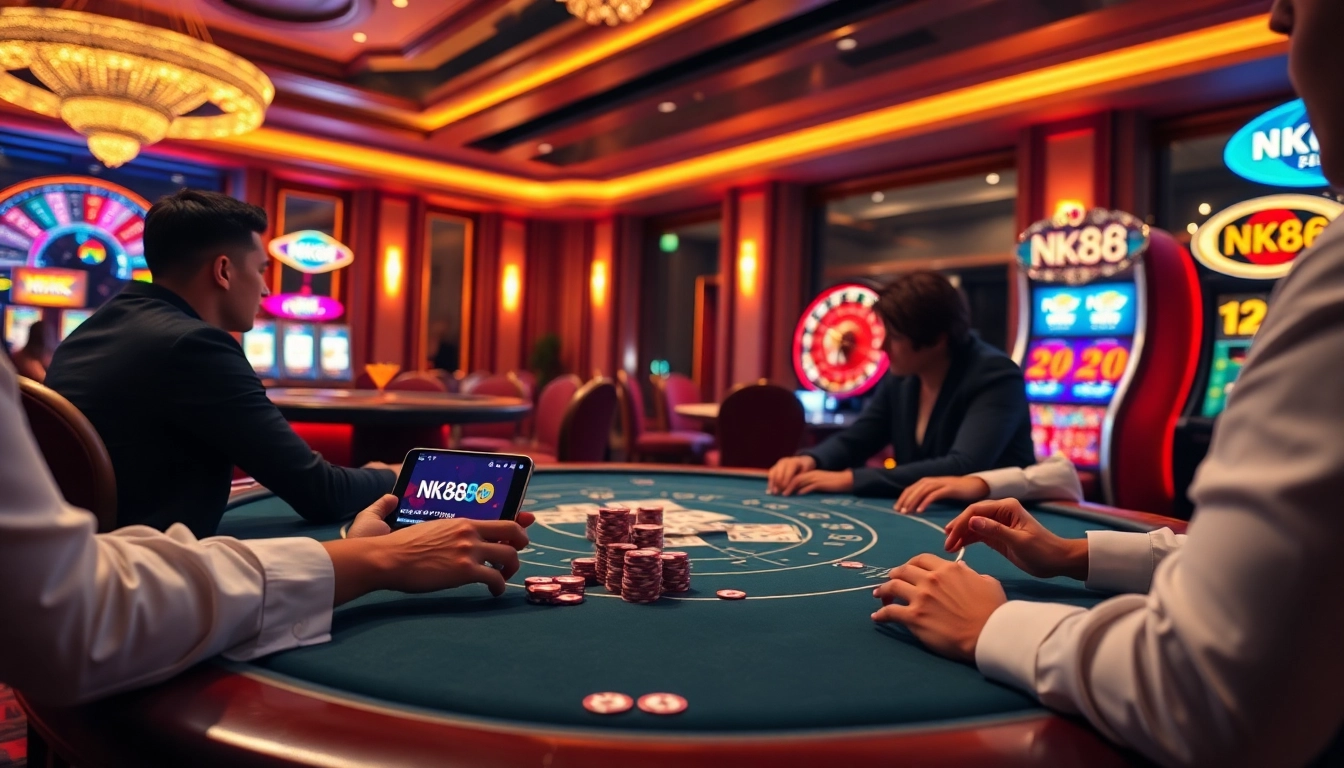 Experience the thrill of nk88 bet with engaging casino games like poker and roulette.