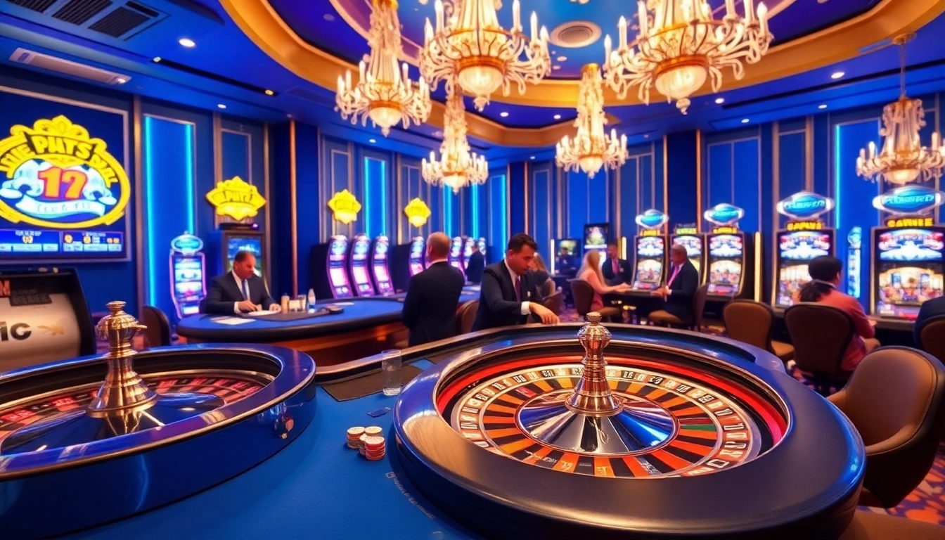 Experience the lavish ph365 blue edition at a high-stakes casino with vibrant games.