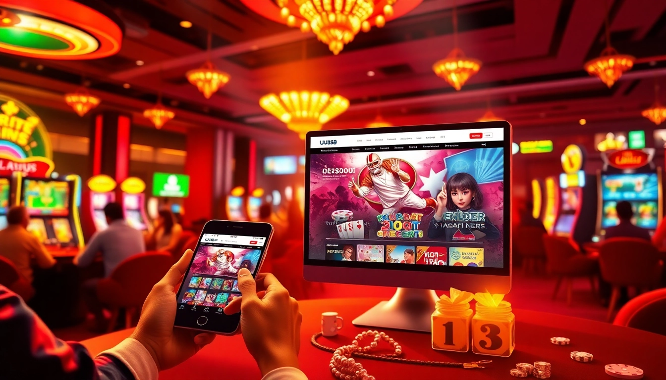 Experience the excitement of online gaming at https://uu88ae.com/ with a vibrant casino atmosphere.