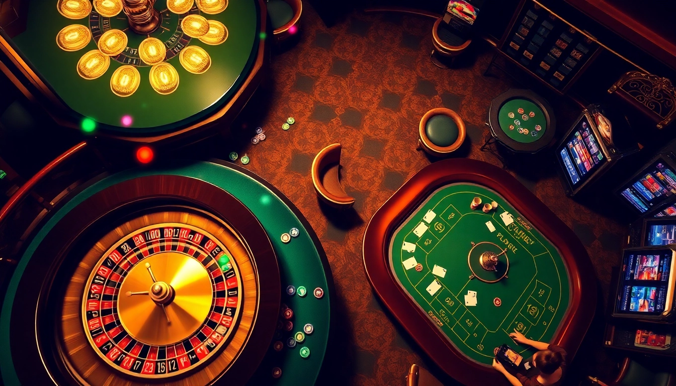 Rasakan sensasi datukwin dengan chip poker dan roda roulette dalam suasana kasino yang elegan.