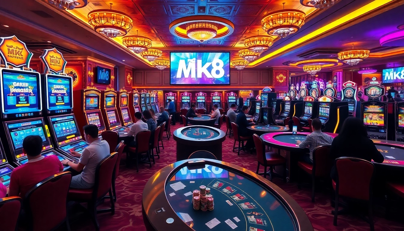 Experience excitement by สมัคร MK8 at a vibrant casino filled with thrilling games and luxurious surroundings.