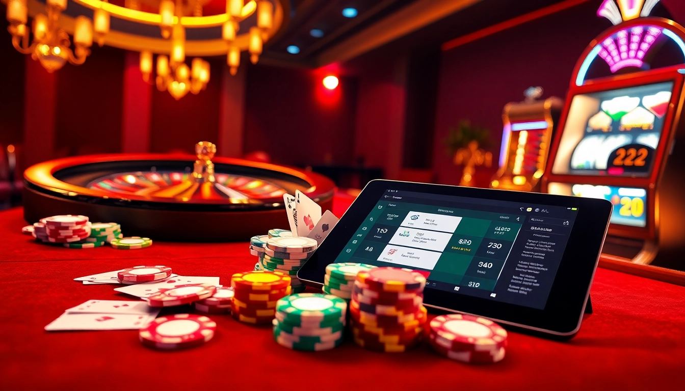 Experience the vibrant excitement of 123b.ing with dynamic casino tables and engaging online gaming visuals.