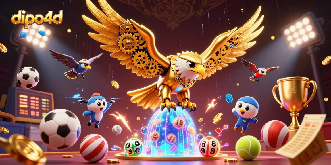 Experience jackpot thrills with dipo4d's vibrant and immersive lottery game illustration.