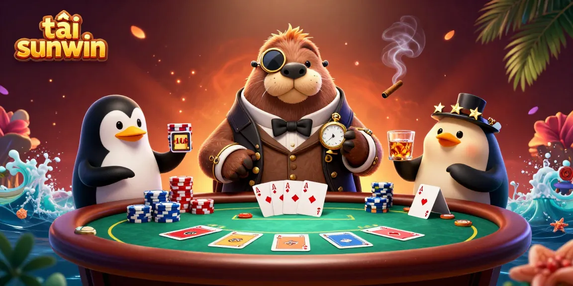 Engage in thrilling poker action and tải sunwin for an exciting gambling experience.